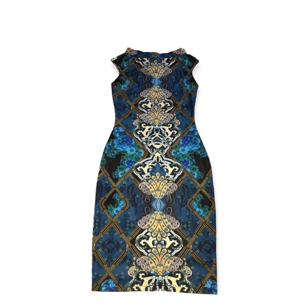 New York & Company Multi-print Dress - Picture 1 of 3